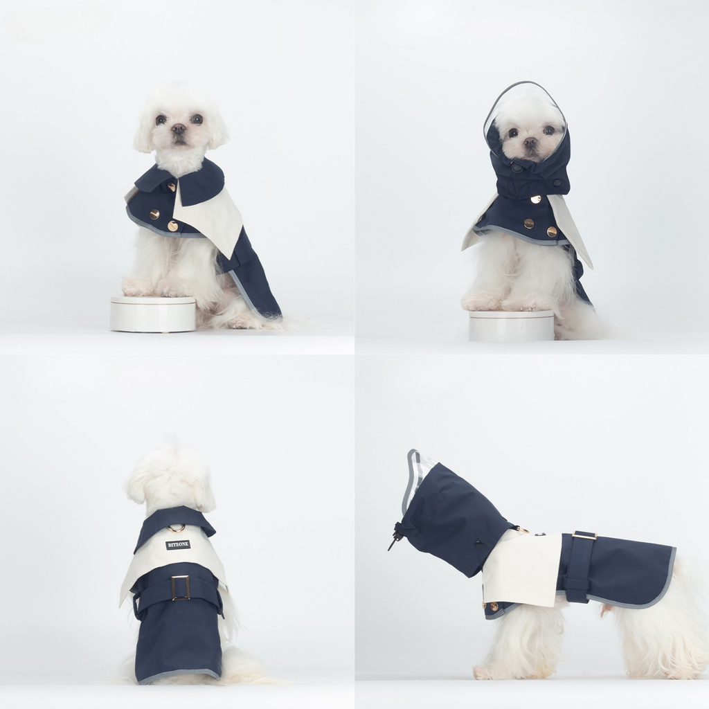 Impermeabile Antivento con Cappuccio Rimovibile Stile Trench Elegante per Outdoor