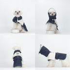 Impermeabile Antivento con Cappuccio Rimovibile Stile Trench Elegante per Outdoor