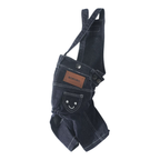 Salopette in Denim con Bretelle Incrociate Girovita Regolabile Casual Comfort Versatile