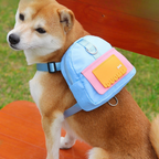 Set Pettorina + Guinzaglio per Cani e Gatti con Zainetto Impermeabile Multicolore