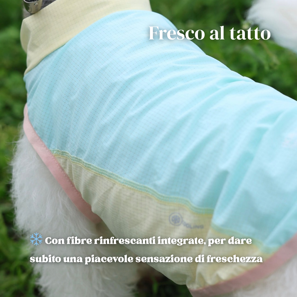 Gilet Rinfrescante Protezione Solare Maglietta Estiva Ultraleggera Traspirante
