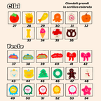 Ciondoli Grandi in Acrilico Colorato - Collana Personalizzabile