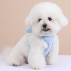 Set Pettorina + Guinzaglio con Grande Fiocco Imbottito Stile Dolce per Cani Gatti