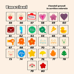 Ciondoli Grandi in Acrilico Colorato - Collana Personalizzabile