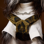 Salopette Leopardata con Bretelle Regolabili Cintura Rimovibile Fashion Versatile