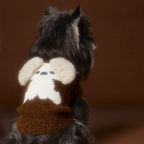 Maglioncino Gilet con Stampa Cagnolino Orecchie 3D