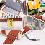Borsa Trasportino per Cani e Gatti Borsa da Viaggio Pieghevole Funzionale con Tracolla