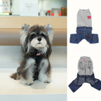 Tutina Design 2 in 1 Maglia & Jeans Casual Versatile