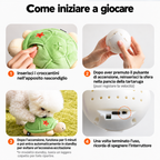 BITE ME – Gioco Olfattivo Interattivo per Cani con Pallina Rimbalzante Automatica | Tartaruga