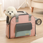 Zaino Trasportino per Cani e Gatti Borsa da Viaggio Espandibile a Tenda Traspirante Multifunzione