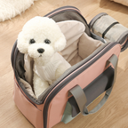 Zaino Trasportino per Cani e Gatti Borsa da Viaggio Espandibile a Tenda Traspirante Multifunzione