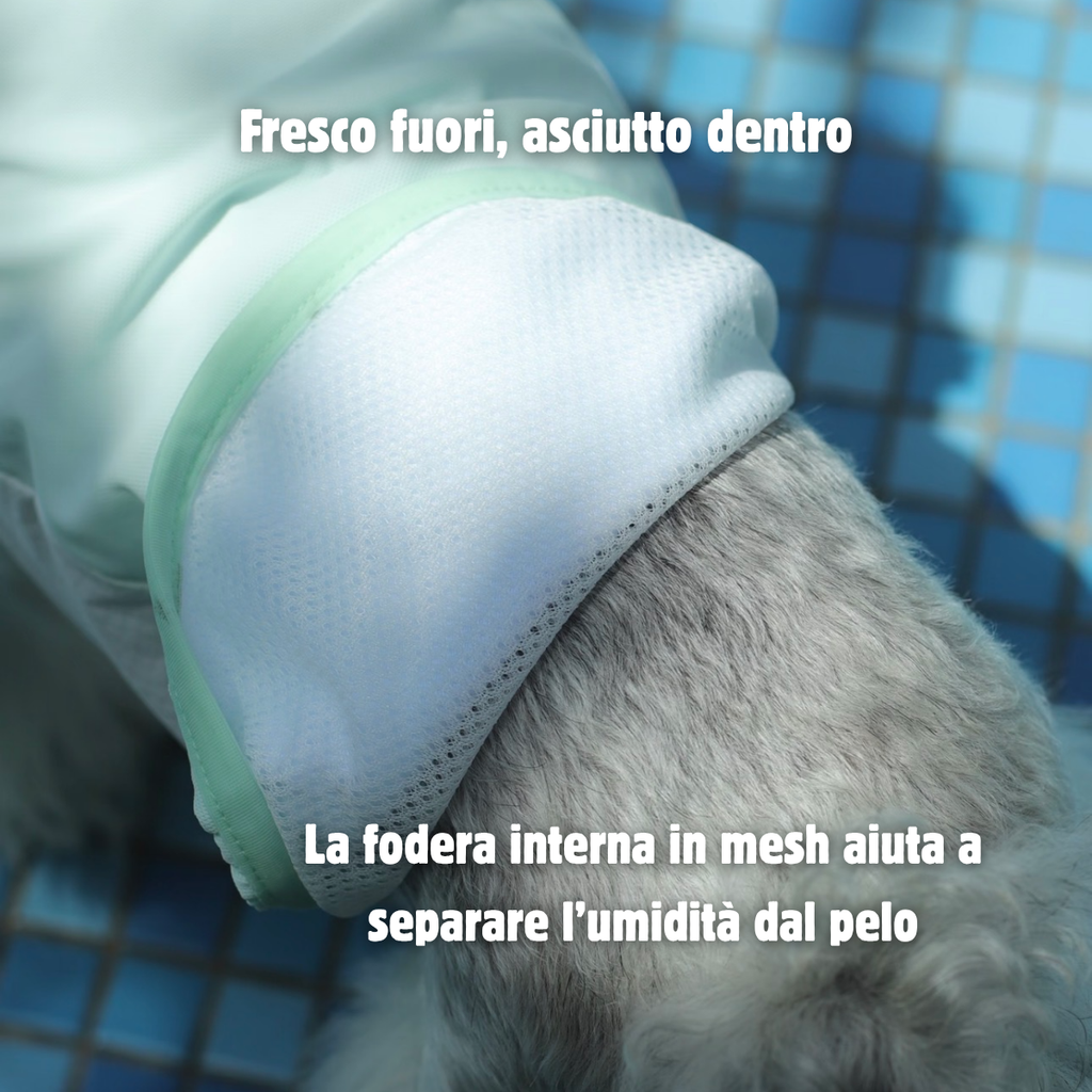 Gilet Estivo Rinfrescante e Anti-UV con Effetto Fresco a Lunga Durata