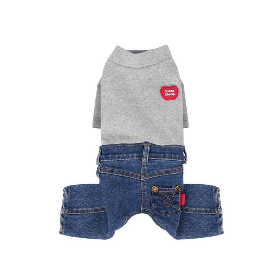 Tutina Design 2 in 1 Maglia & Jeans Casual Versatile