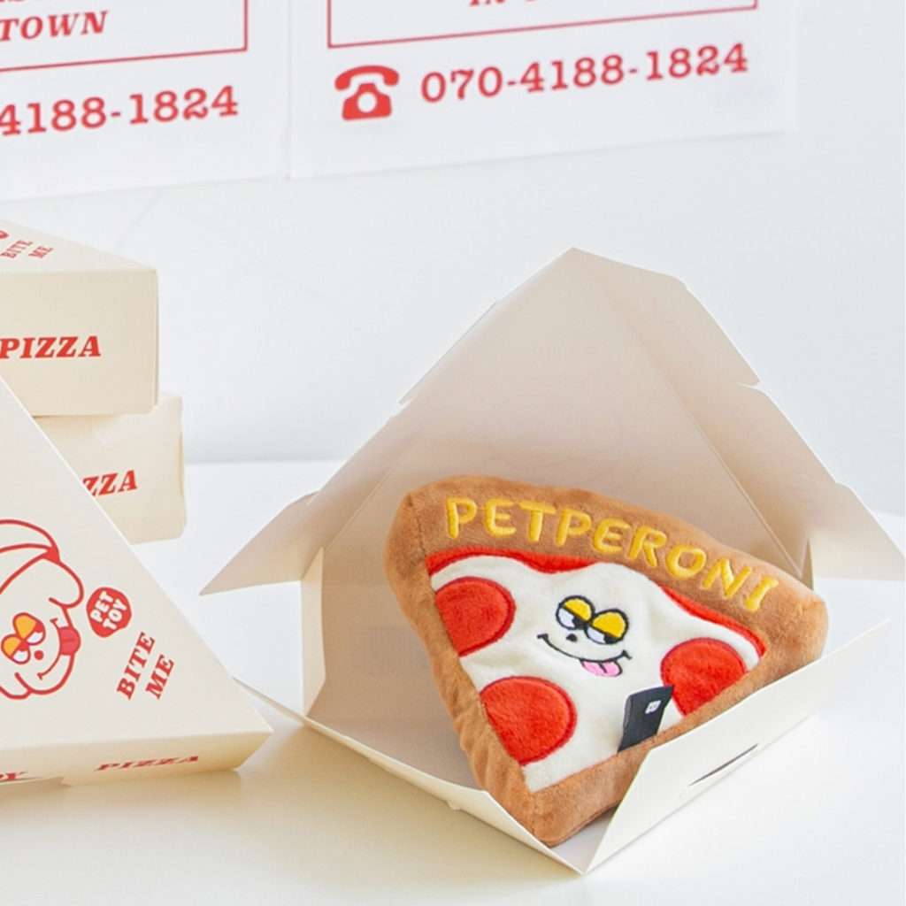 BITE ME – Gioco Interattivo in Peluche per Cani a Forma di Pizza | Petperoni
