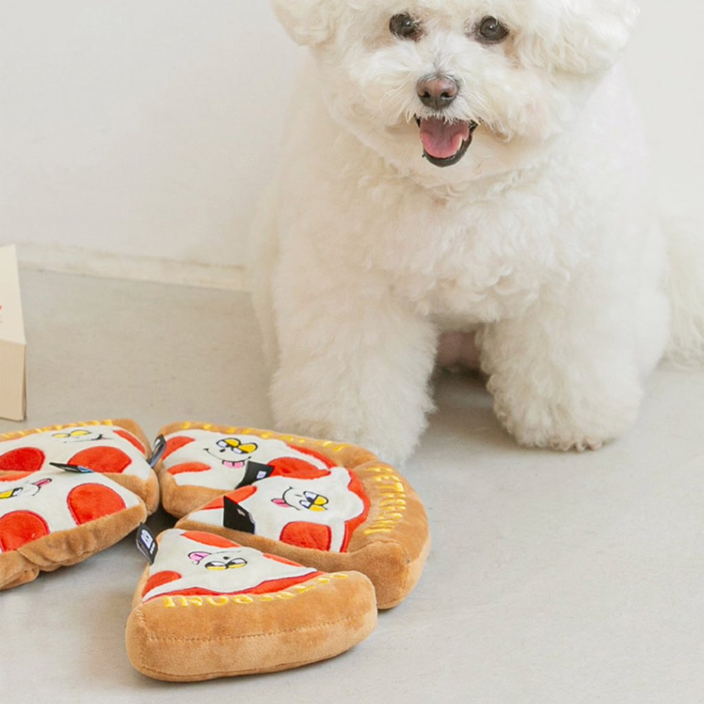 BITE ME – Gioco Interattivo in Peluche per Cani a Forma di Pizza | Petperoni