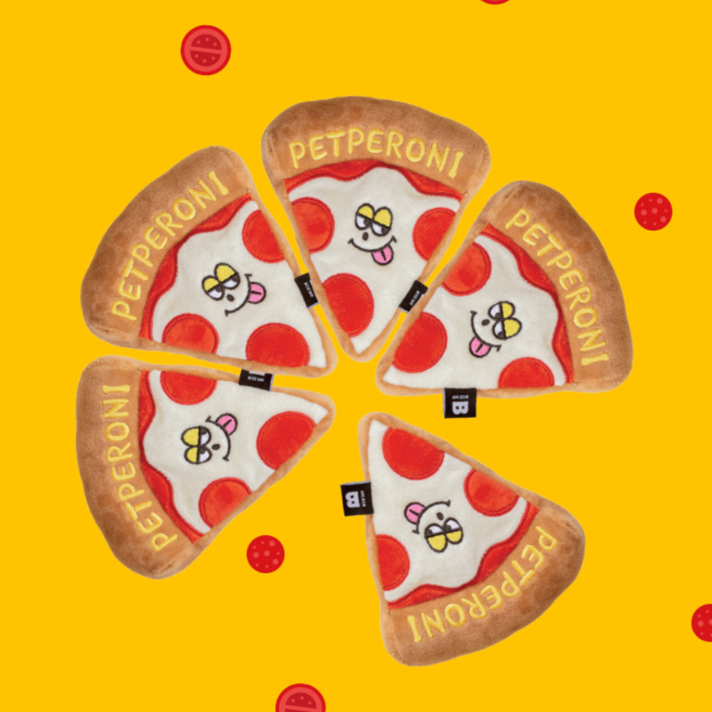 BITE ME – Gioco Interattivo in Peluche per Cani a Forma di Pizza | Petperoni