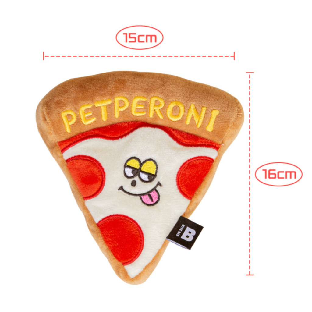 BITE ME – Gioco Interattivo in Peluche per Cani a Forma di Pizza | Petperoni