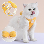 Set Pettorina + Guinzaglio con Grande Fiocco Imbottito Stile Dolce per Cani Gatti