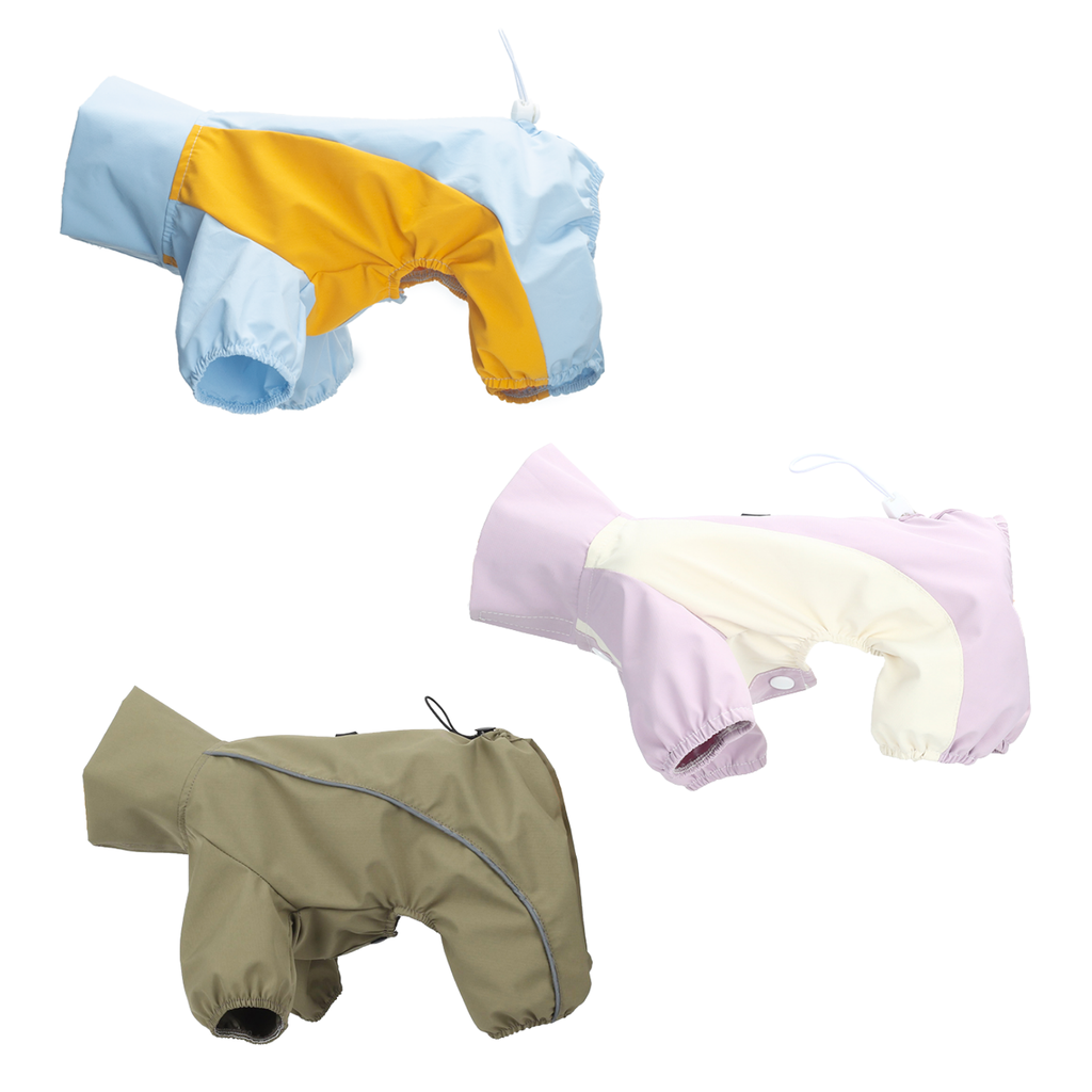 Tuta Antivento Impermeabile Giacca Outdoor a 4 Zampe Protezione Totale per Esterno