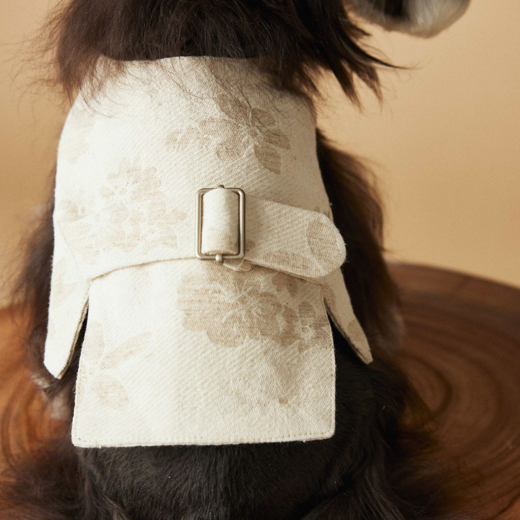 Gilet Elegante Stile Abito Vintage con  Stampa Floreale