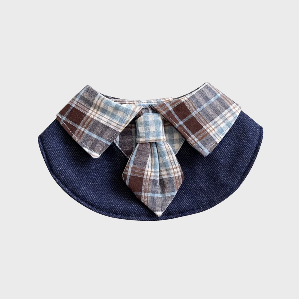 Bandana con Cravatta Stile Professionale Bavaglino per Cani Gatti