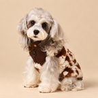 Gilet in Ecopelliccia con Stampa Leopardata Dettagli in Ecopelle