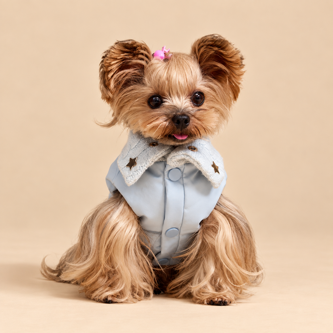Piumino per Cani Gilet Imbottito fronte